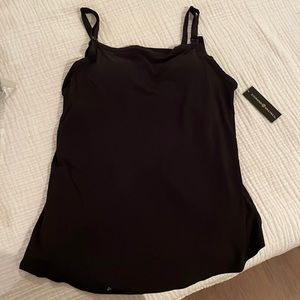 Kindred Bravely Bamboo Lounge Around Tank, black. Side XL. New with tags.